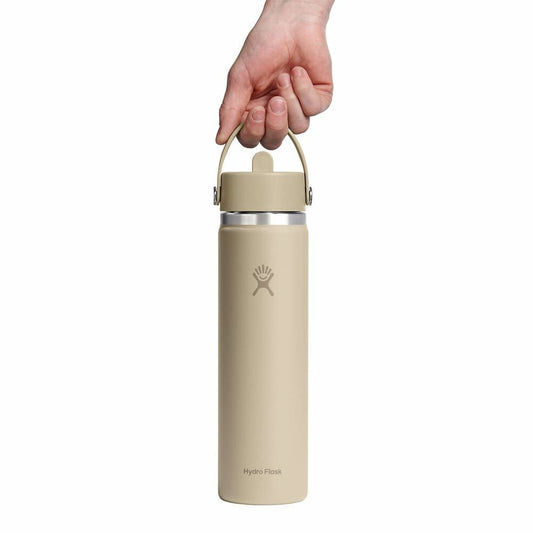 24 oz Wide Mouth with Flex Straw Cap - Oat